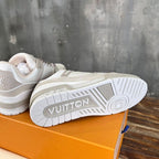 Louis Vuitton LV Trainer White Beige