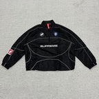 Jaqueta Supreme Refletiva Piping Preto