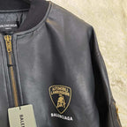 Jaqueta Balenciaga x Automobili Lamborghini Preta