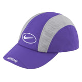 Boné Supreme x Nike Running Roxo