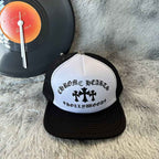 Boné Chrome Hearts Hollywood Cross Preto/Branco