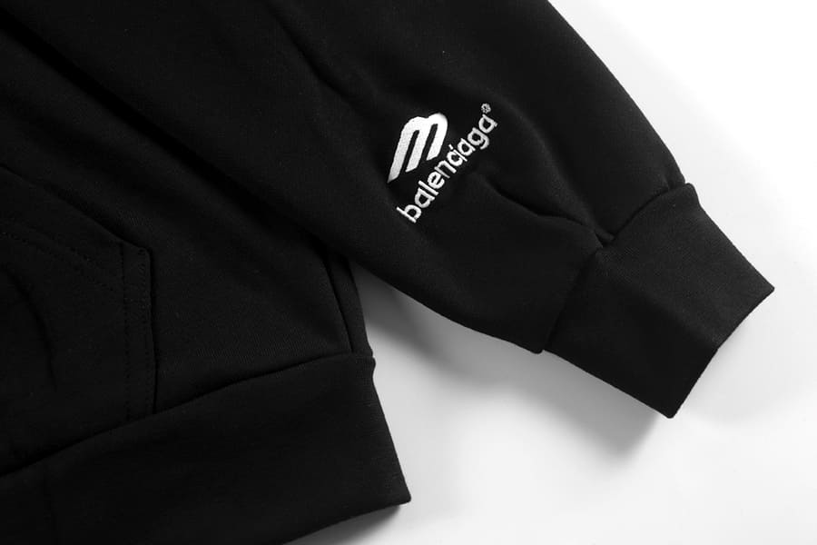 Moletom Balenciaga Paris Soccer Preto