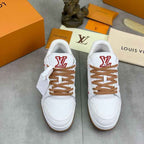 Louis Vuitton LV Trainer White Red