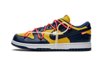 Nike Dunk Low Off White University Gold Mindnight Navy