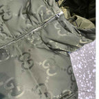 Jaqueta Gucci GG Canvas Jumbo Puffer Verde